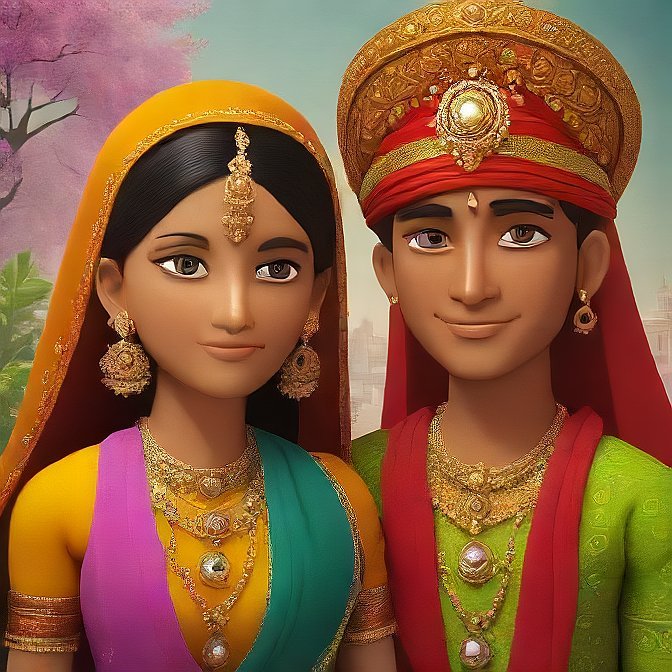 3D cartoon character art